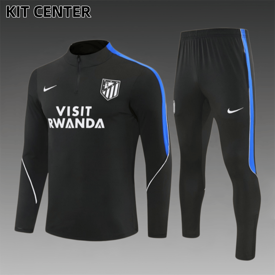 26/27 Atletico Madrid Half Pull Training Uniform (adult Kids Kit)