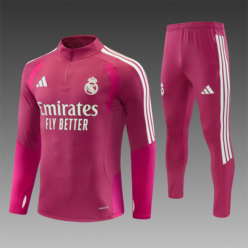 2026/2027 Real Madrid Half Zip Training Kit (Adult Kids Kit)