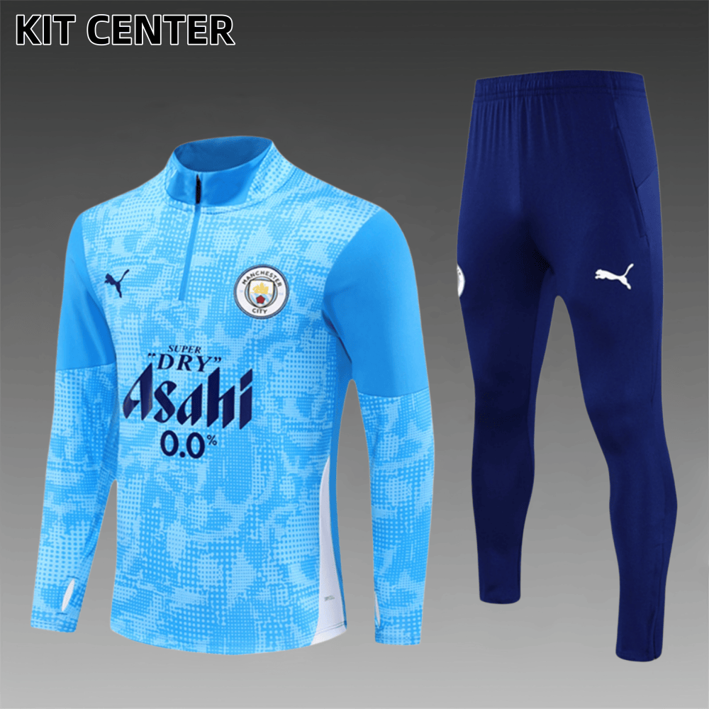 2025/2026 Manchester City Adult Half Zip Training Suit (Adult Kit)
