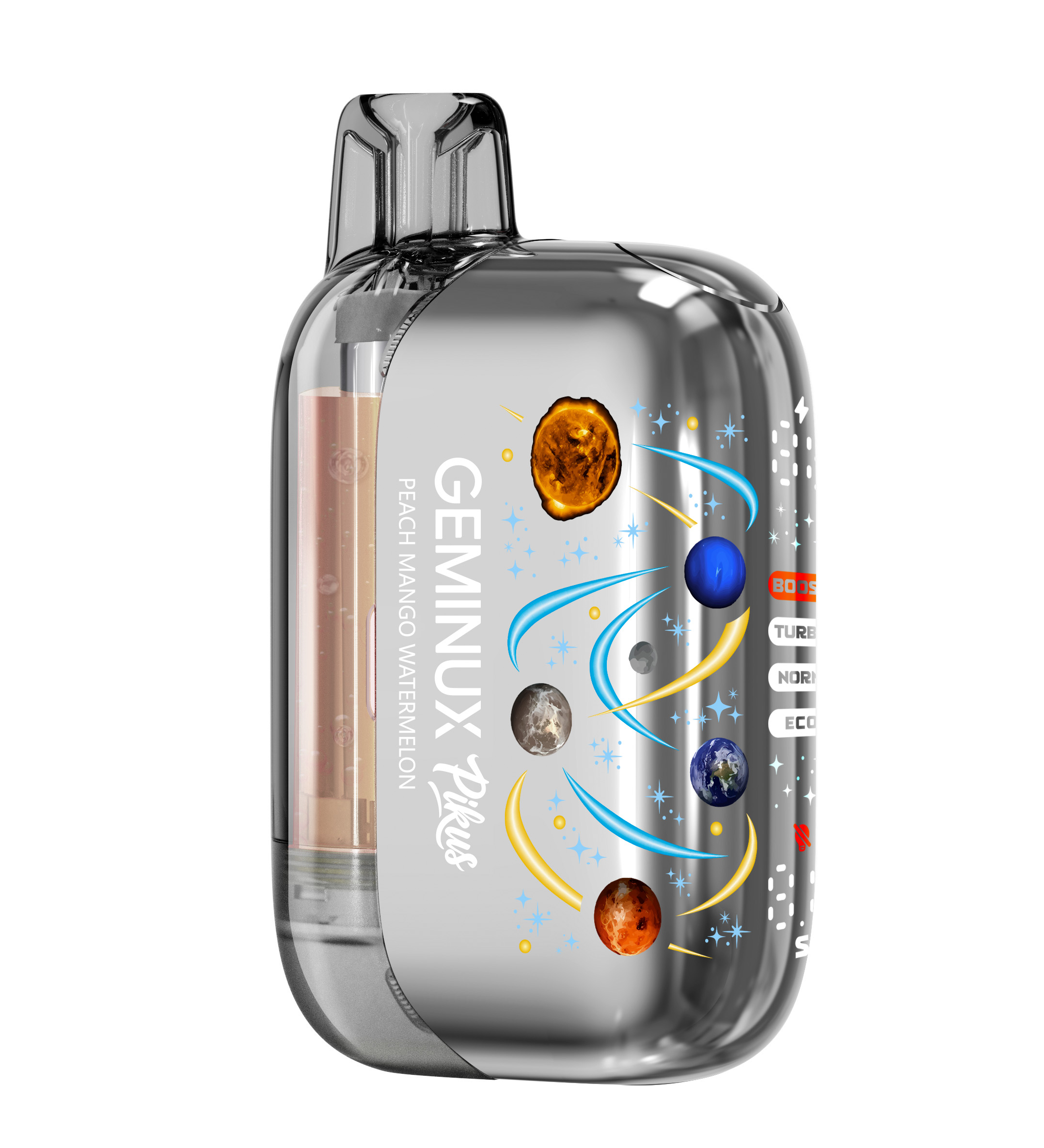 Pikus Geminux Peach Mango Watermelon flavor