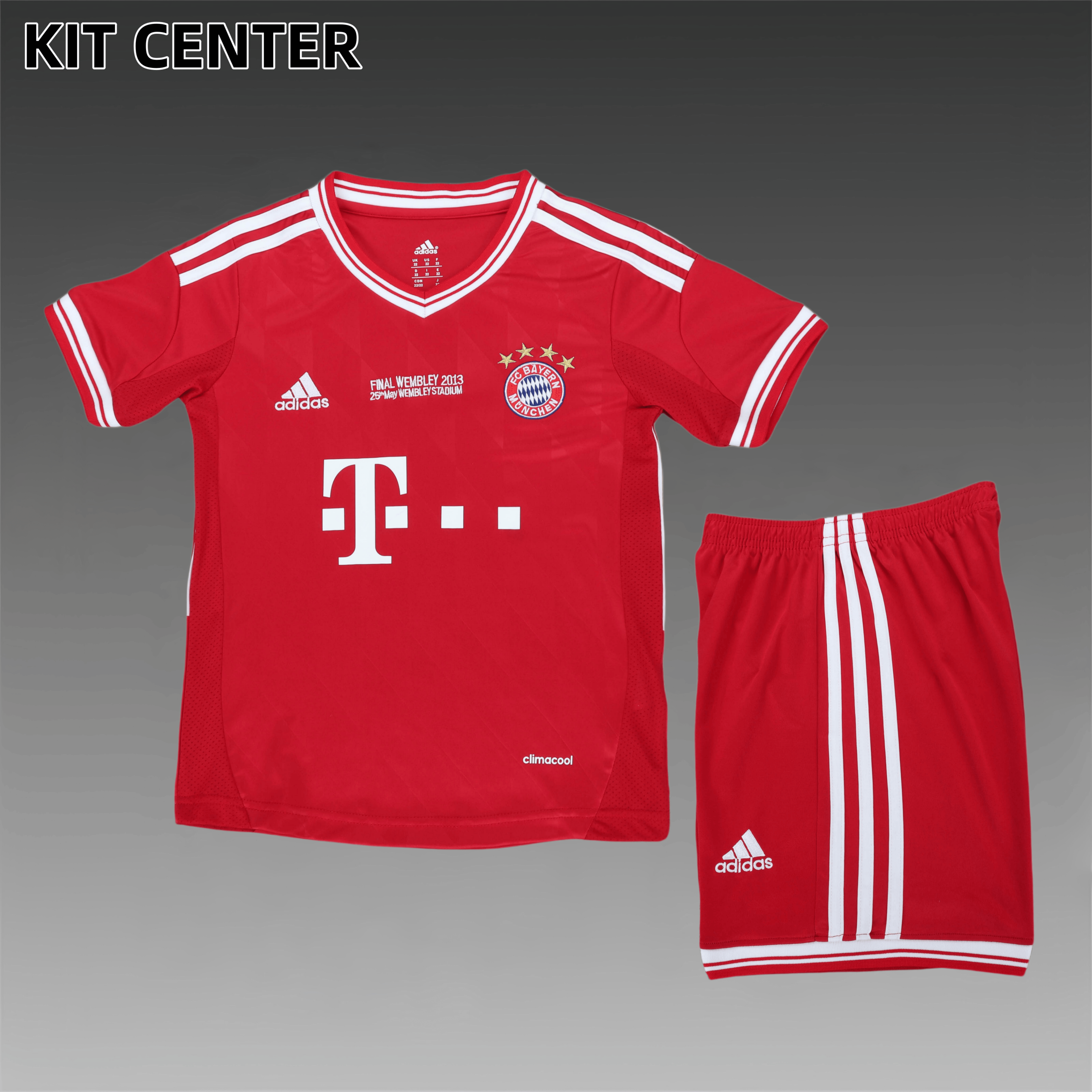 13/14 Bayern Munich home  Retro Football Shirt ( Kids Kit )