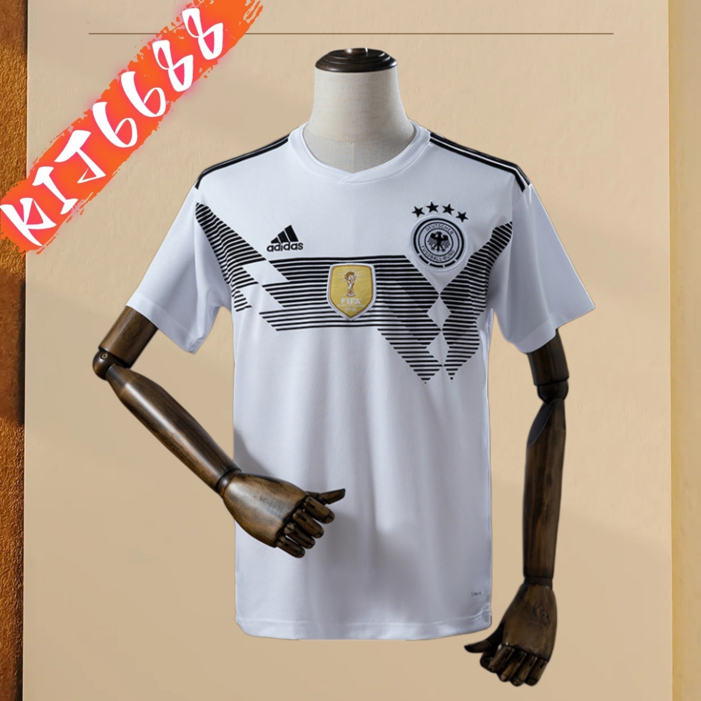 2018 Germany home Retro Football Shirt