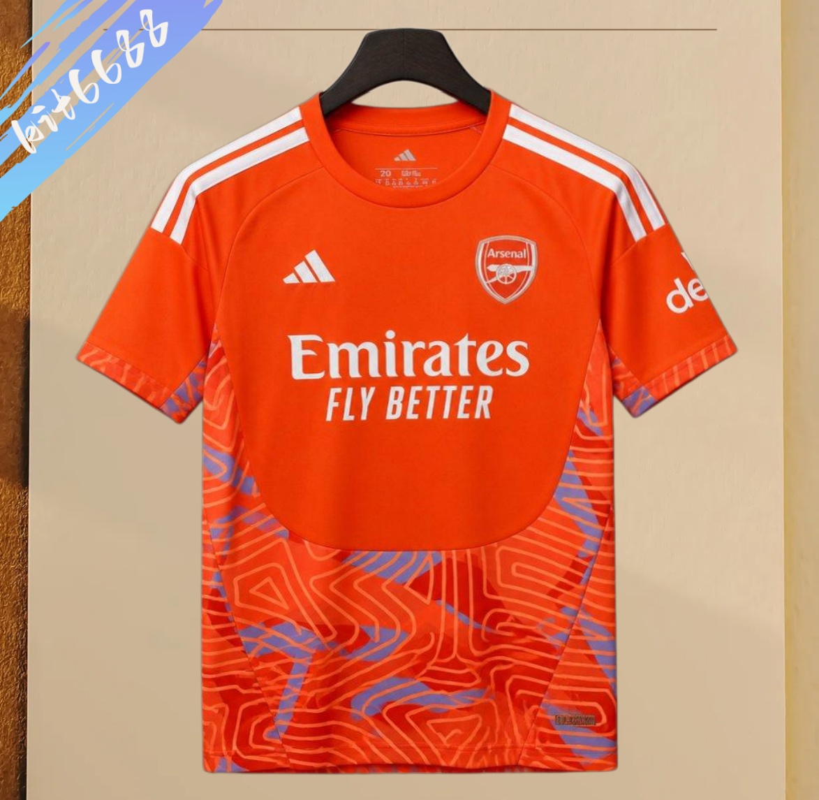 2026/2027 Arsenal Goalkeeper Orange Football Jersey (Fans version)