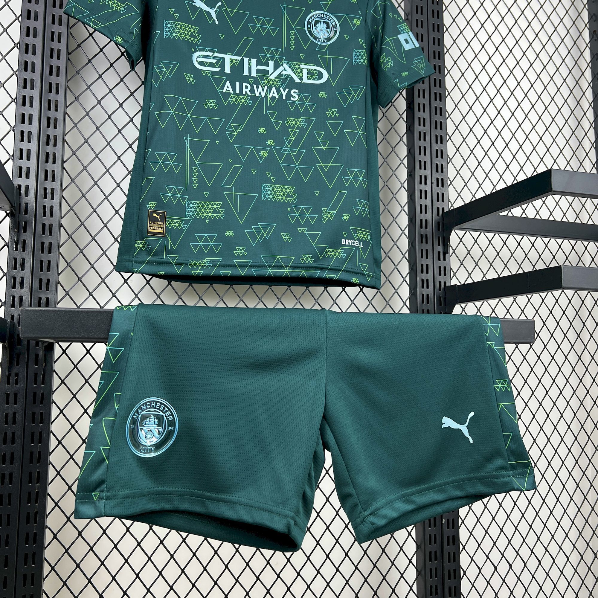 2025/2026 Manchester City Fouth Football Shirt (Kids Kit socks)