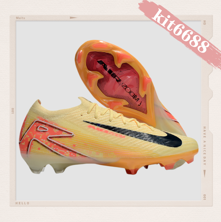 N Air Zoom Mercurial Vapor 16 Elite FG Mbappé Personal Edition - Laser Orange/Armory Navy