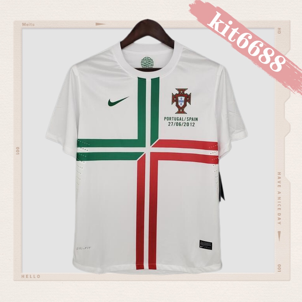 2012 Portugal Away  Retro Football Shirt