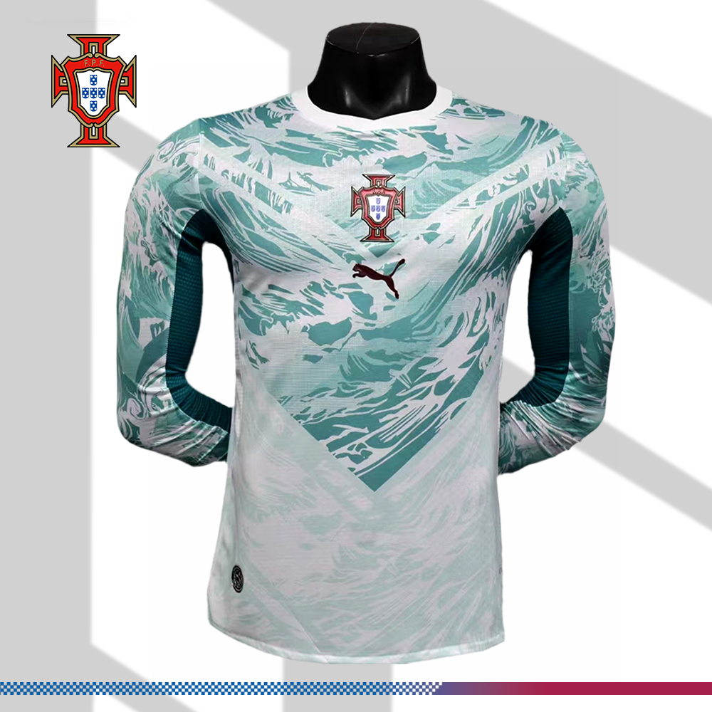 2026 Portugal Away long sleeves Football Shirt (player version)