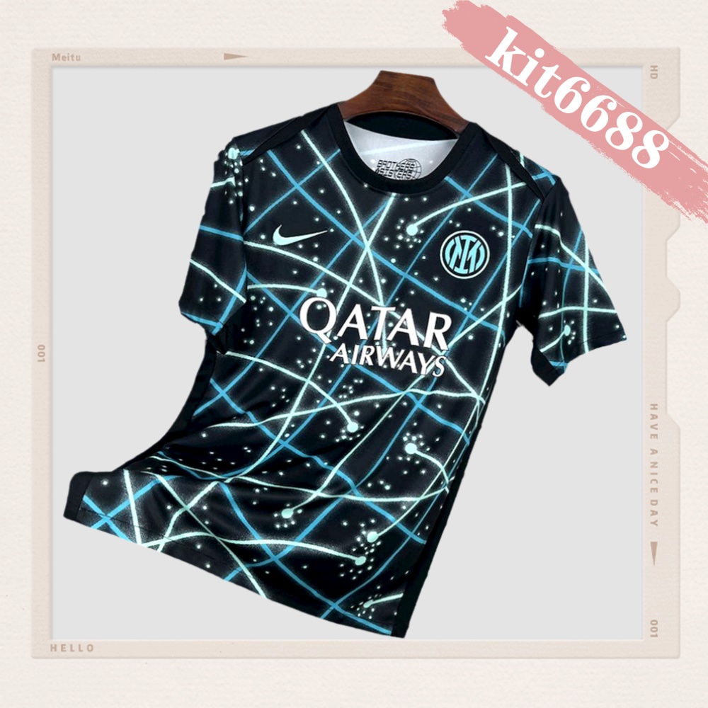 2025/2026 Inter Milan Pre-match Training Football Shirt (FANS)