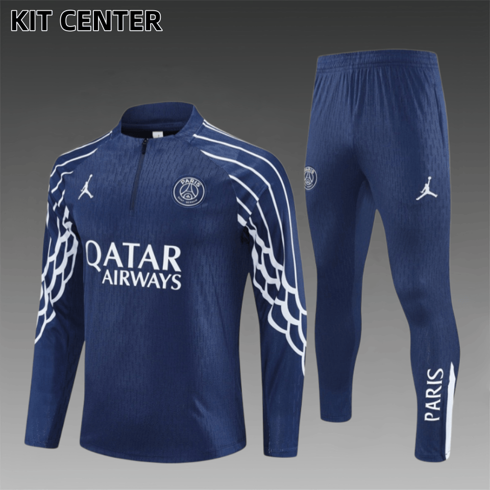 25/26 PSG Paris Half Zip TrainingWear (Adult Kids Kit)