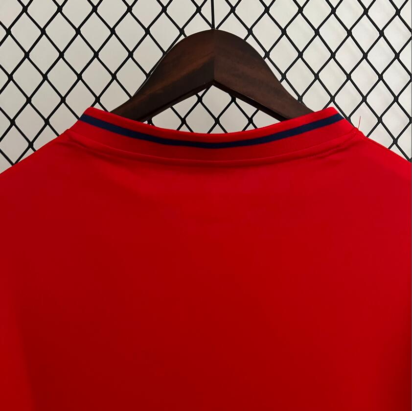 2010 Spain home Retro Football Shirt