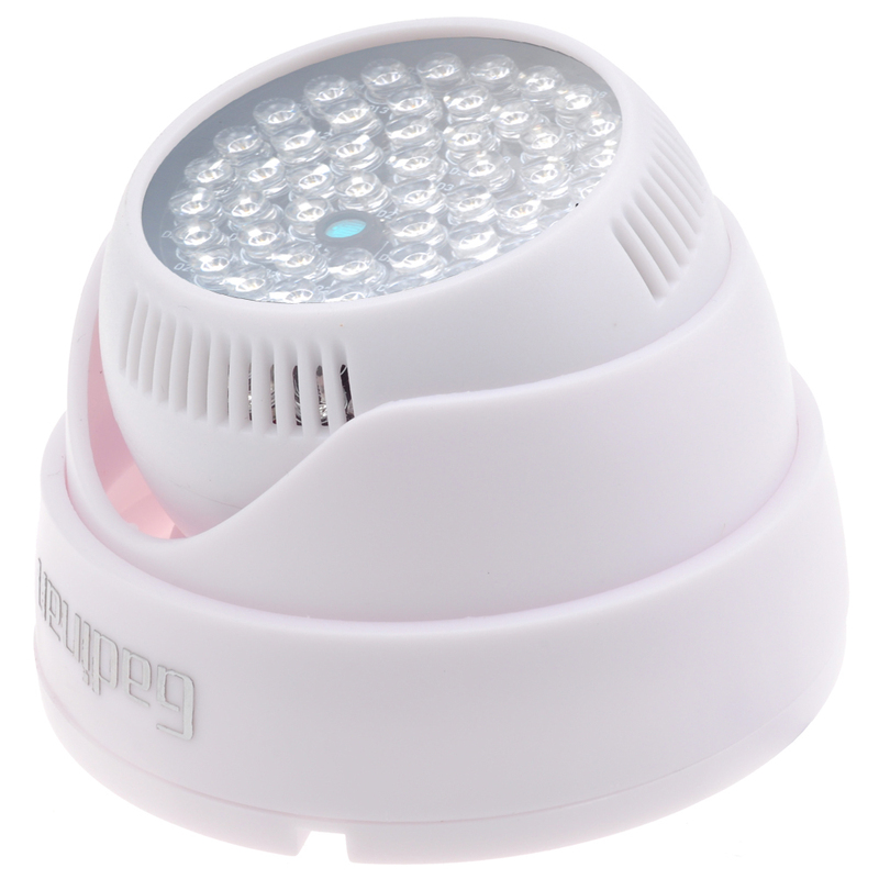 Gadinan 12V 48 LED illuminator Light IR Infrared Night Vision Assist LED Lamp ABS Plastic Housing For CCTV Surveillance Camera