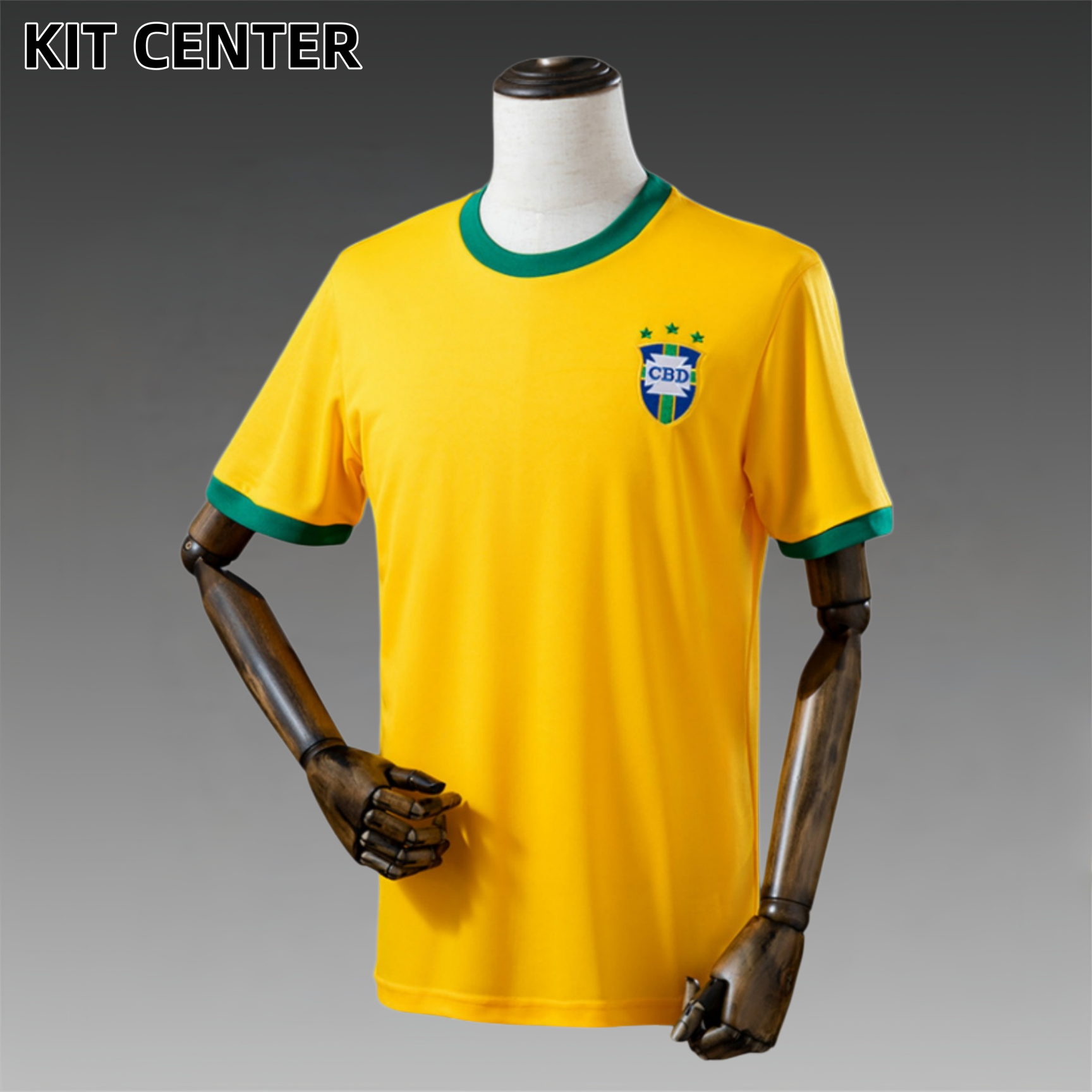 1971 Brazil home Retro Football Shirt