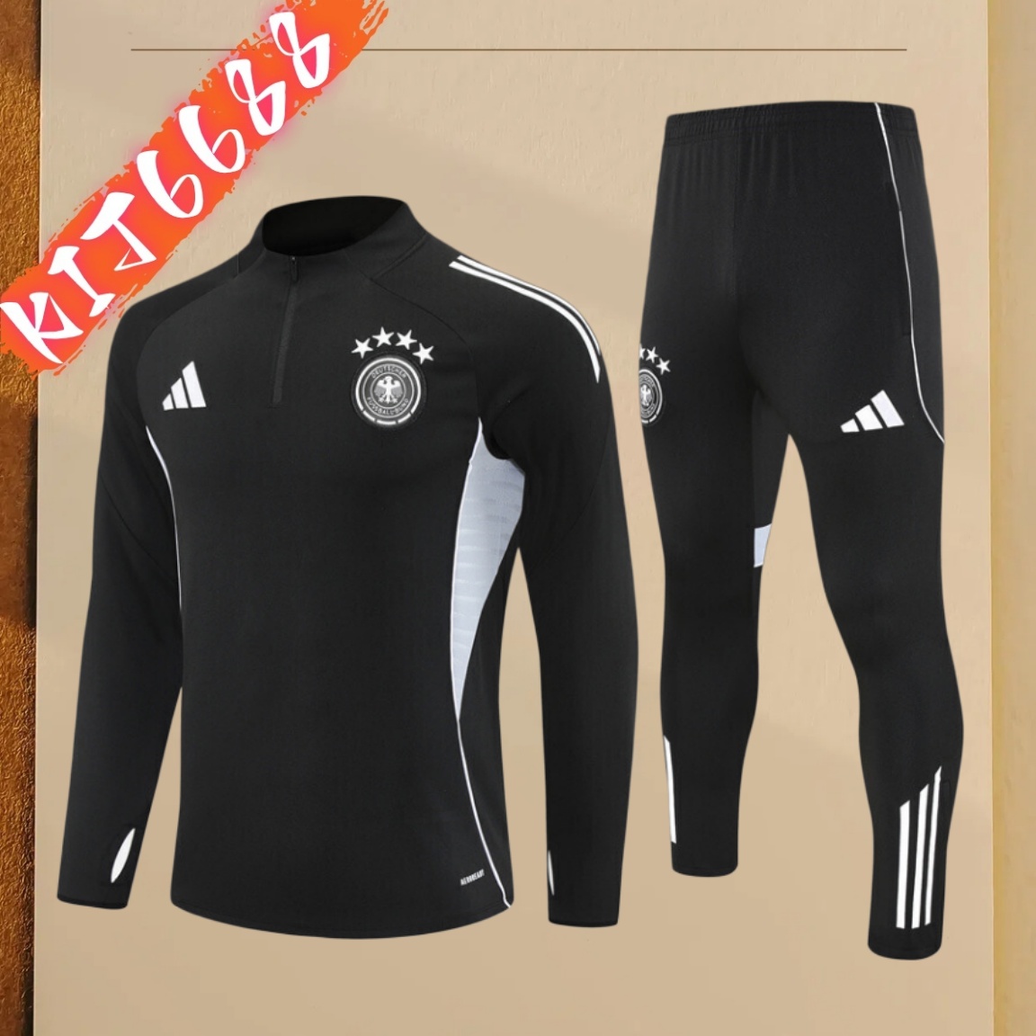 2025/2026 Germany Half Zip Suit (Adult&Kids kit)