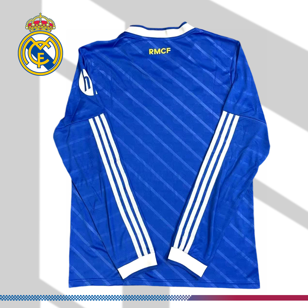 2025/2026 Real Madrid Third long sleeves Football Shirt (Fans）