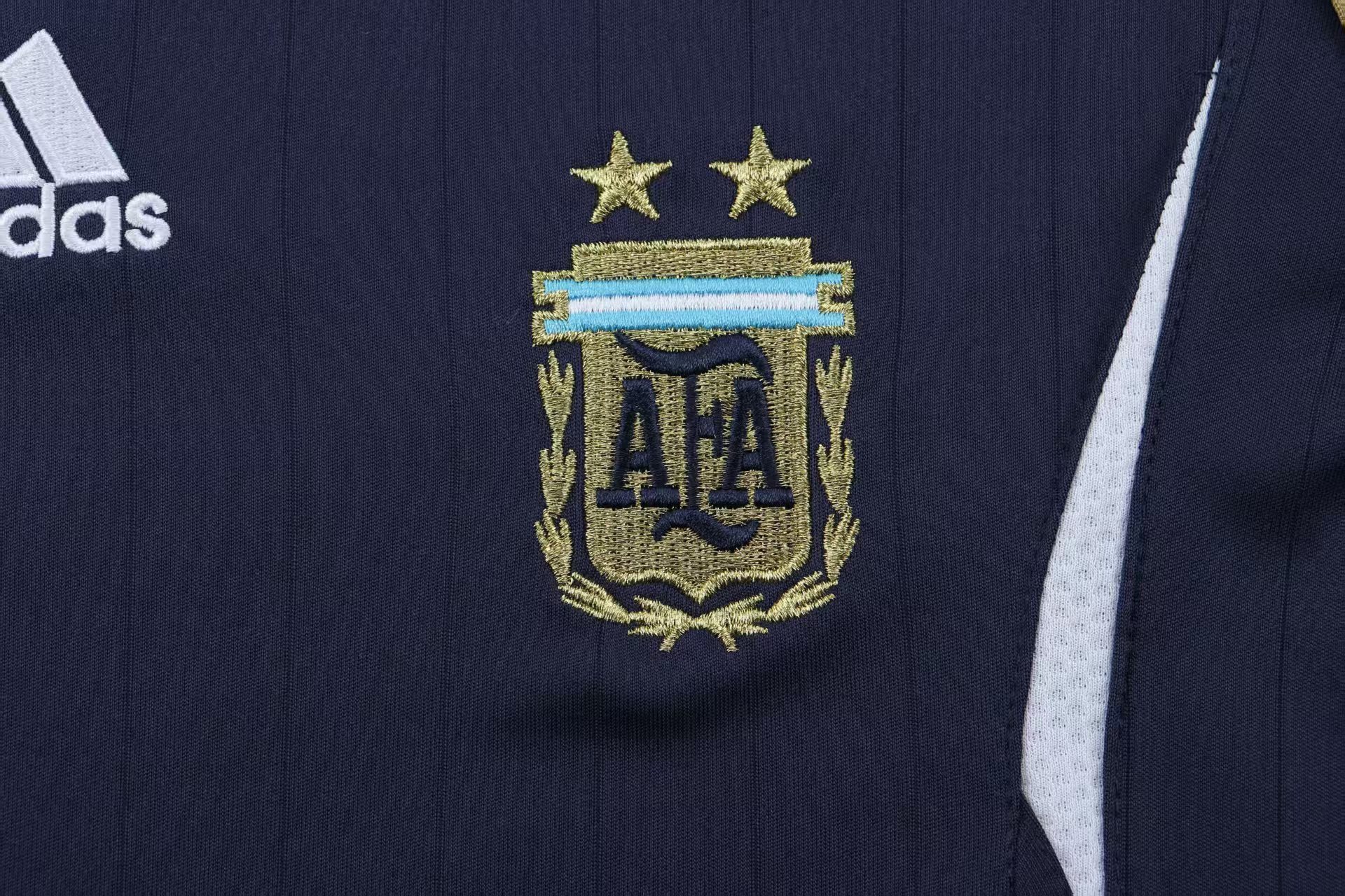 2006 Argentina Away Retro  Football Shirt ( Kids Kit )