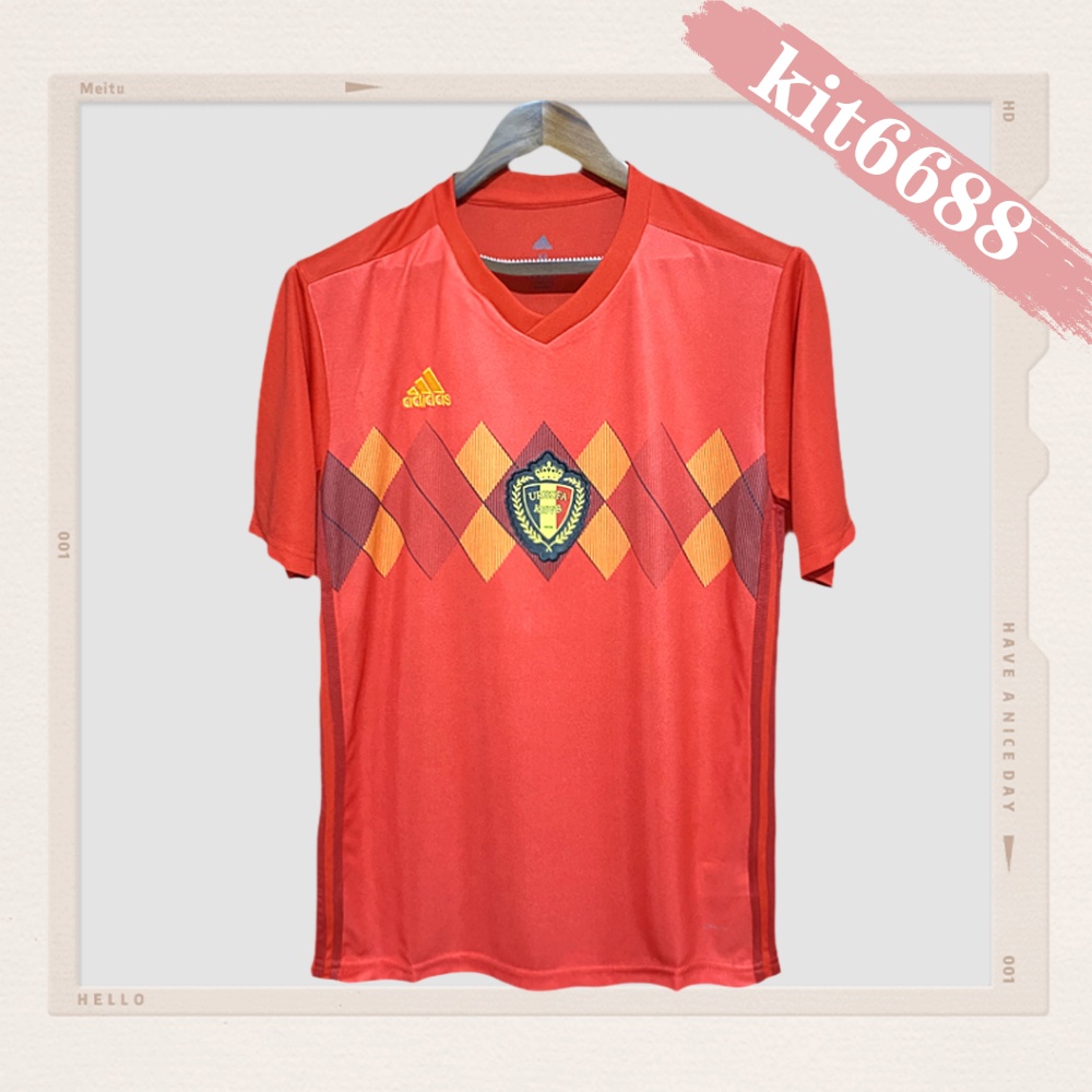 2018 Belgian Retro Football Shirt