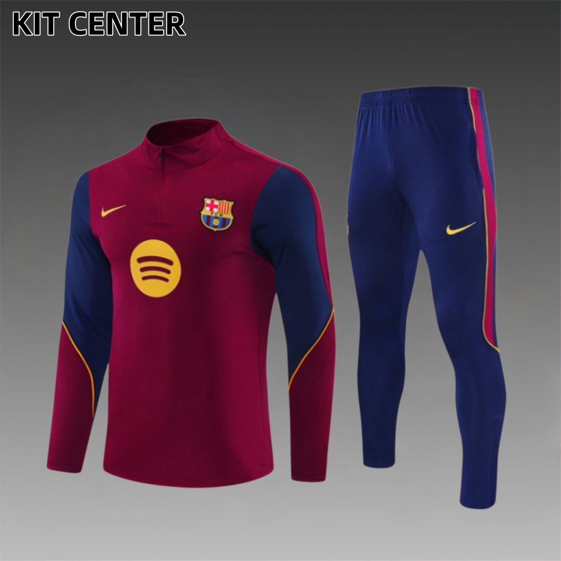 26/27 Barcelona Half Zip TrainingWear (Adult Kids Kit)