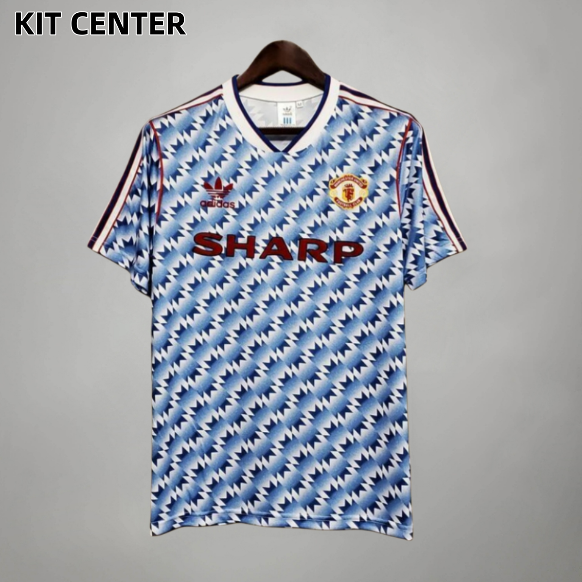 90/92Manchester United Away  retro football jersey