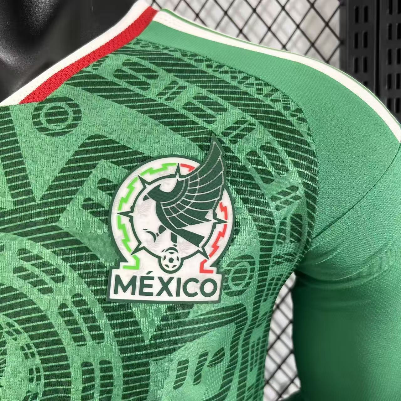 2025/2026 Mexico Home Long sleeves Football Shirt （Player Edition）