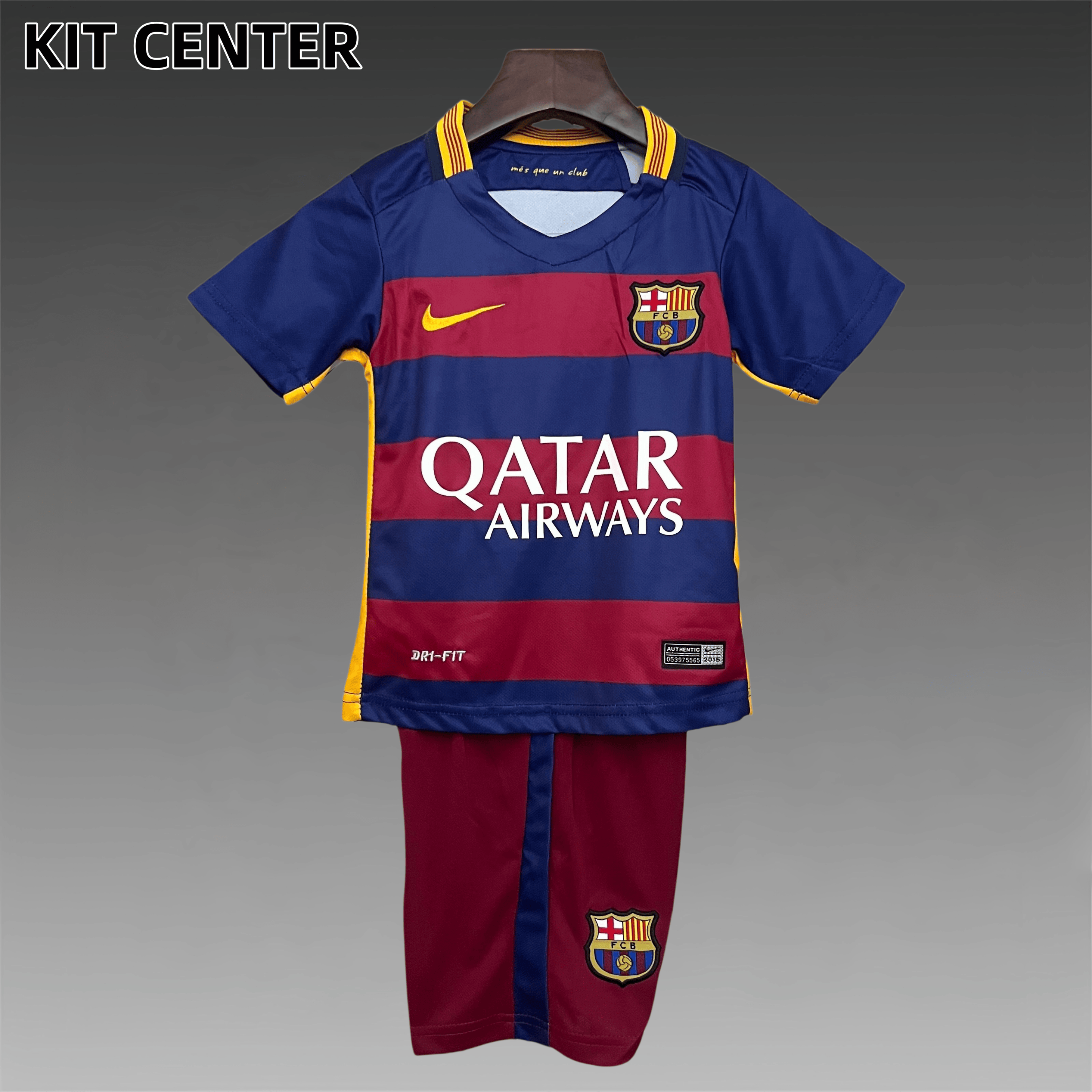 2015/2016 Barcelona home Retro Kids Kit(Kids Kit)