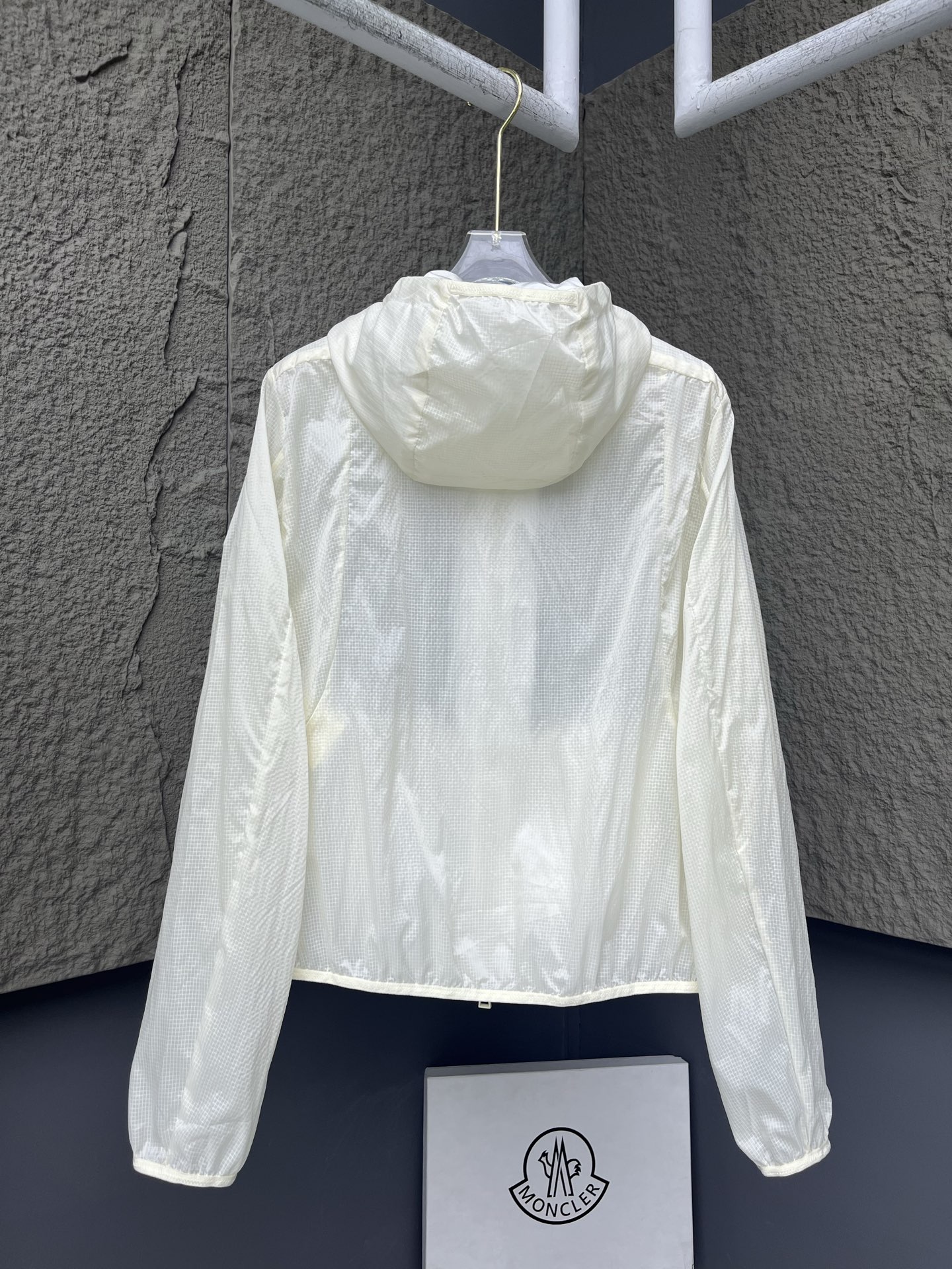 Moncler 2026 Autumn Winter Women's Jackets Polyester Hooded Tassel Zipper Casual Slim Woman's Coats MKDFWJ26004