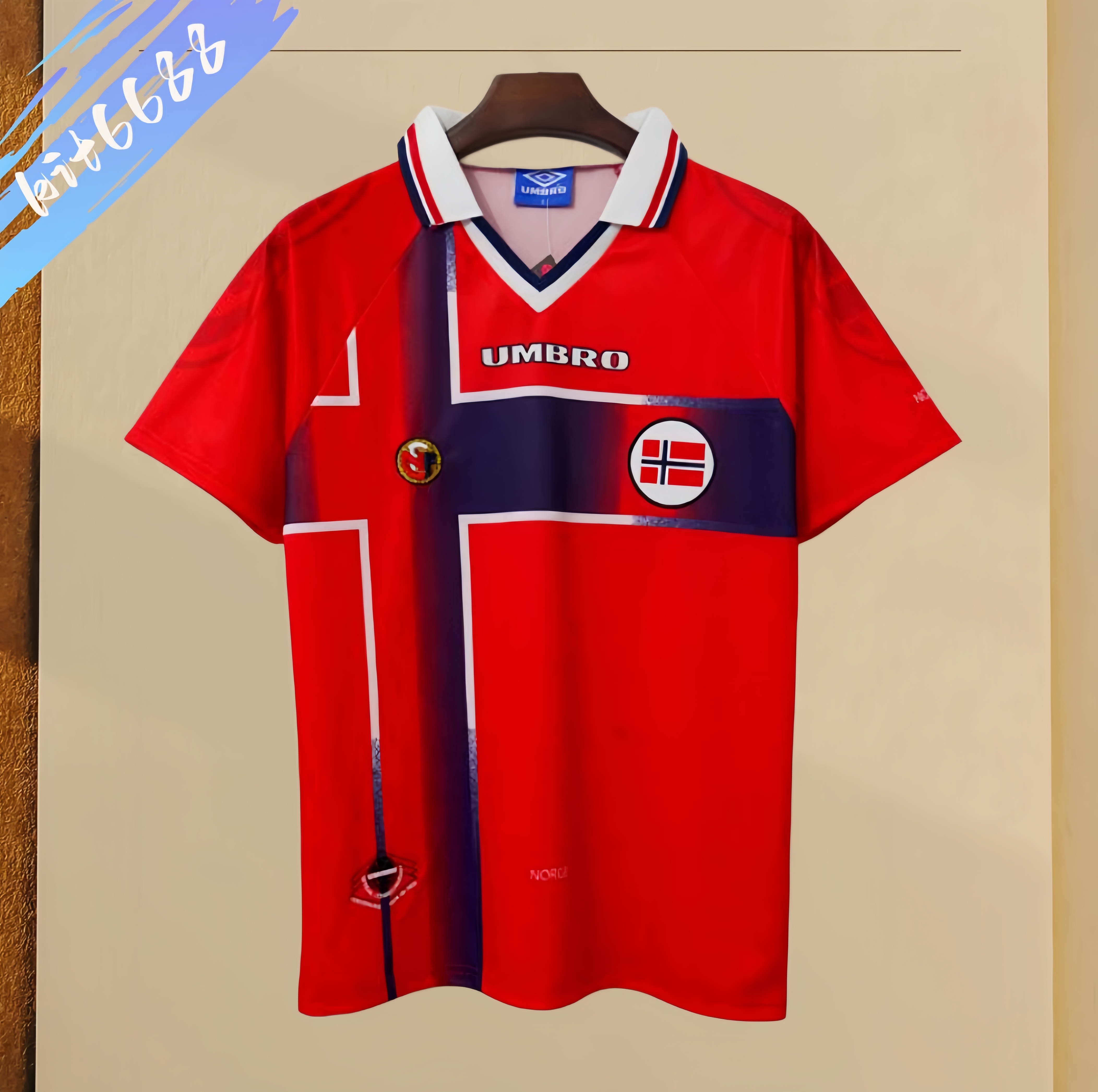 97/98 Norway home Retro Football Shirt