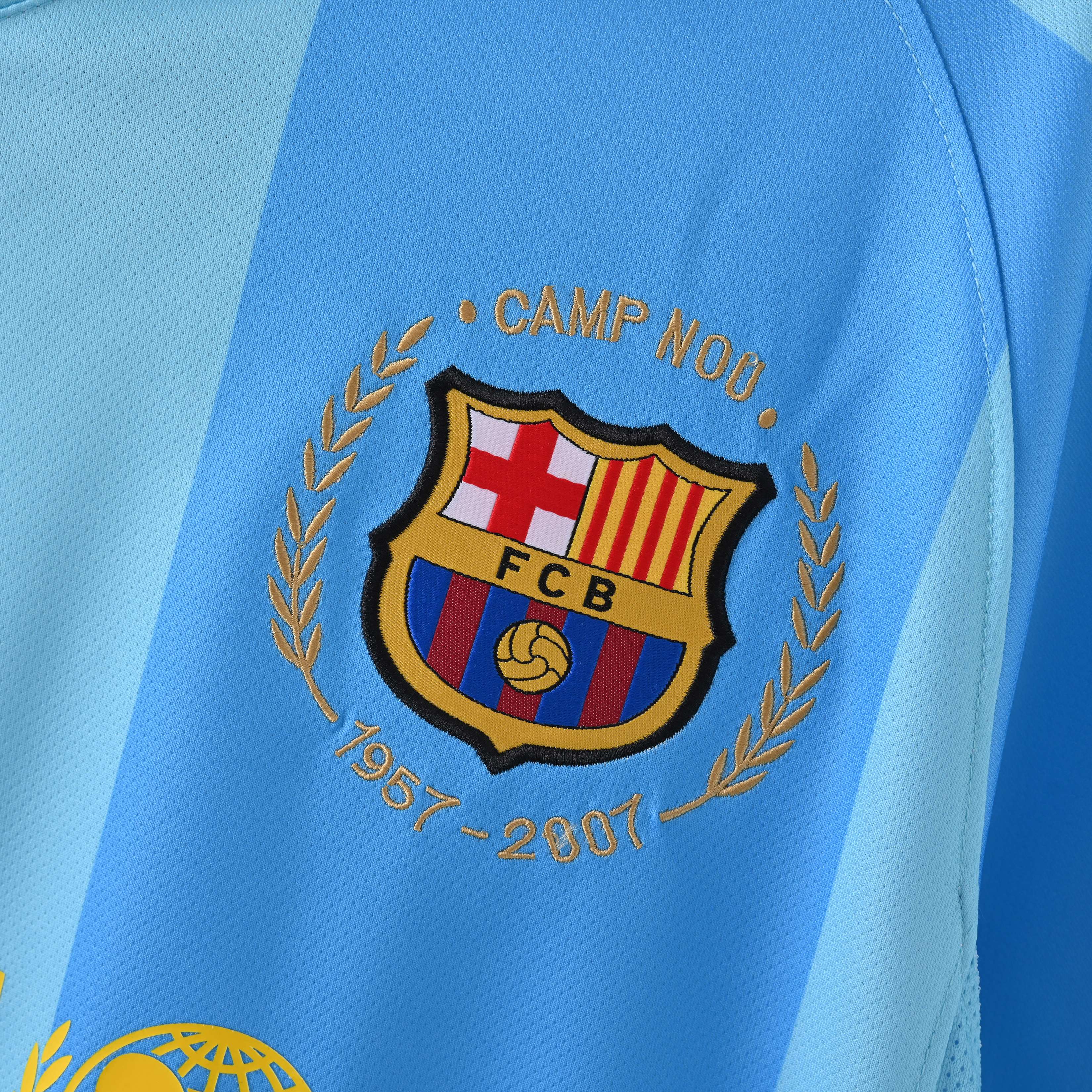 2007/2008 Barcelona Away Retro Football Shirt