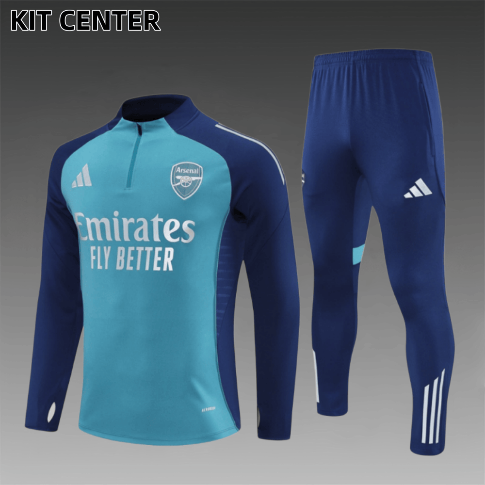 2025/2026 Arsenal Kids Half Zip Training Clothes (Adult Kids Kit)