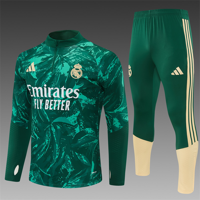 2026/2027 Real Madrid Half Zip Training Kit (Adult Kids Kit)