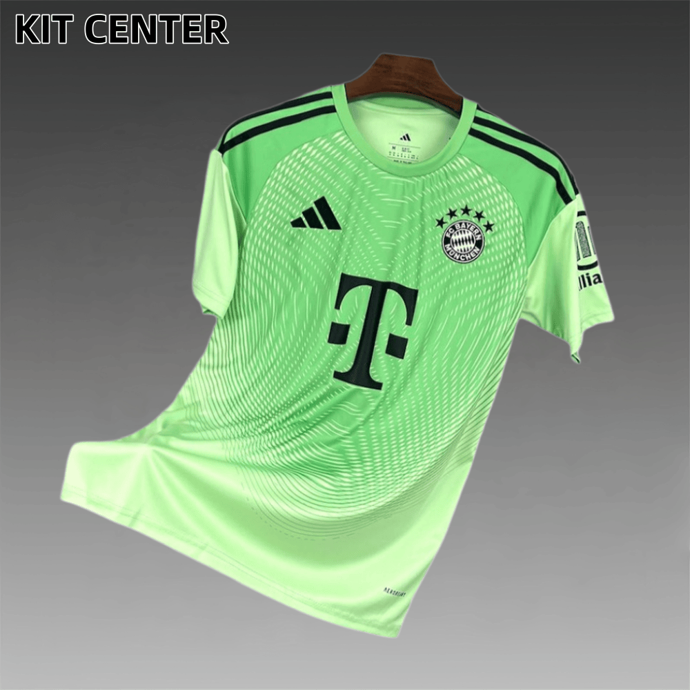 2025/2026 Bayern Munich Goalkeeper Green Football Shirt (Fan Edition)