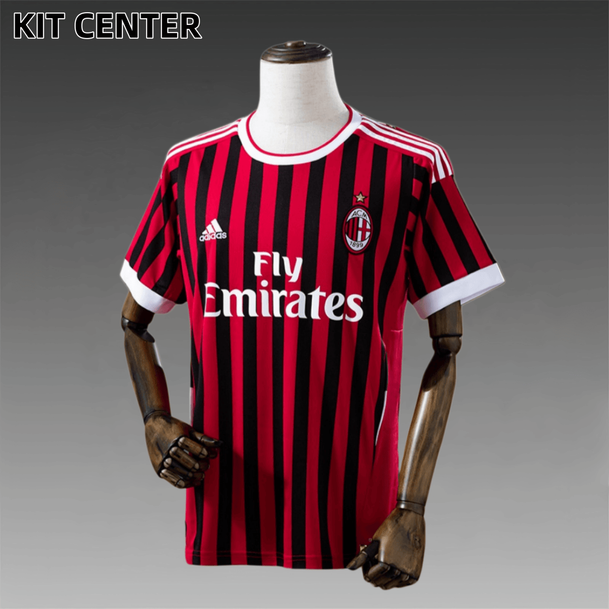 2011/2012 AC Milan Home Retro Football Shirt (Fan Edition)