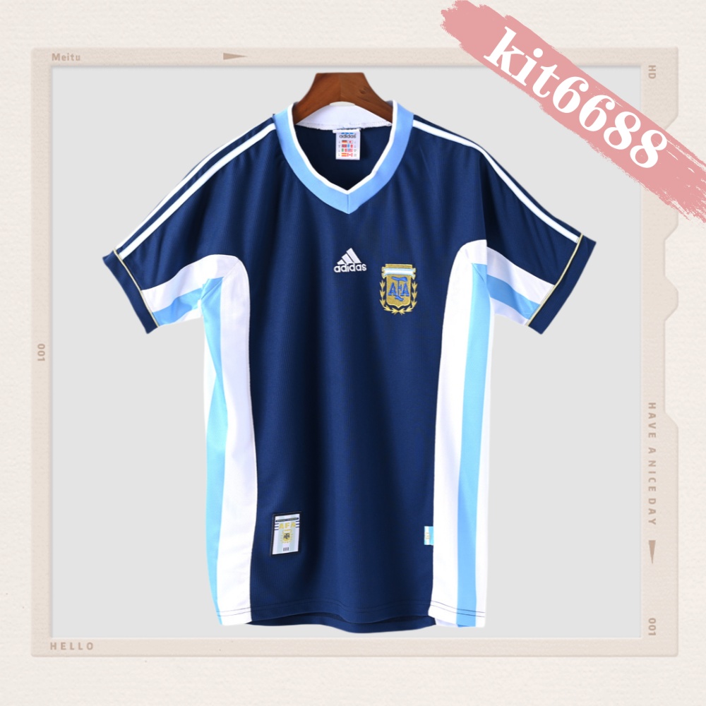 1989 Argentina Away Retro Football Shirt