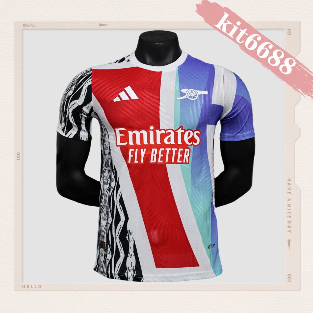 2025/2026 Arsenal FC Pre-match football shirt（Player）