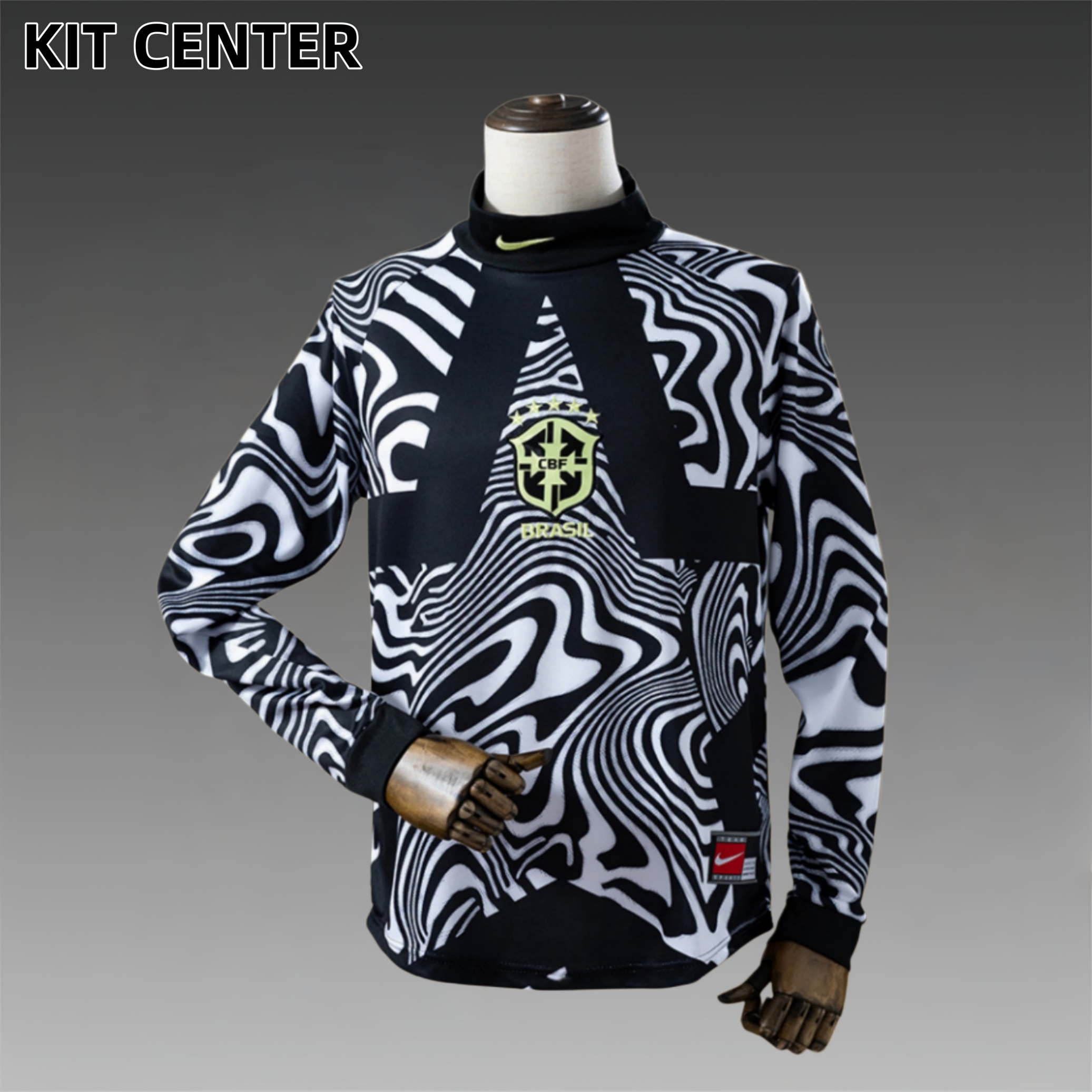 26/27 Brazil home Goalkeeper Long-Sleeved Football Shirt (Fan Edition)