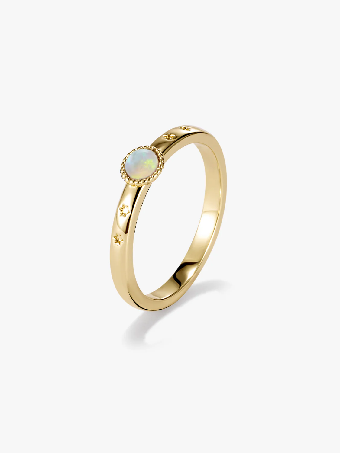 Star Opal Beaded Ring