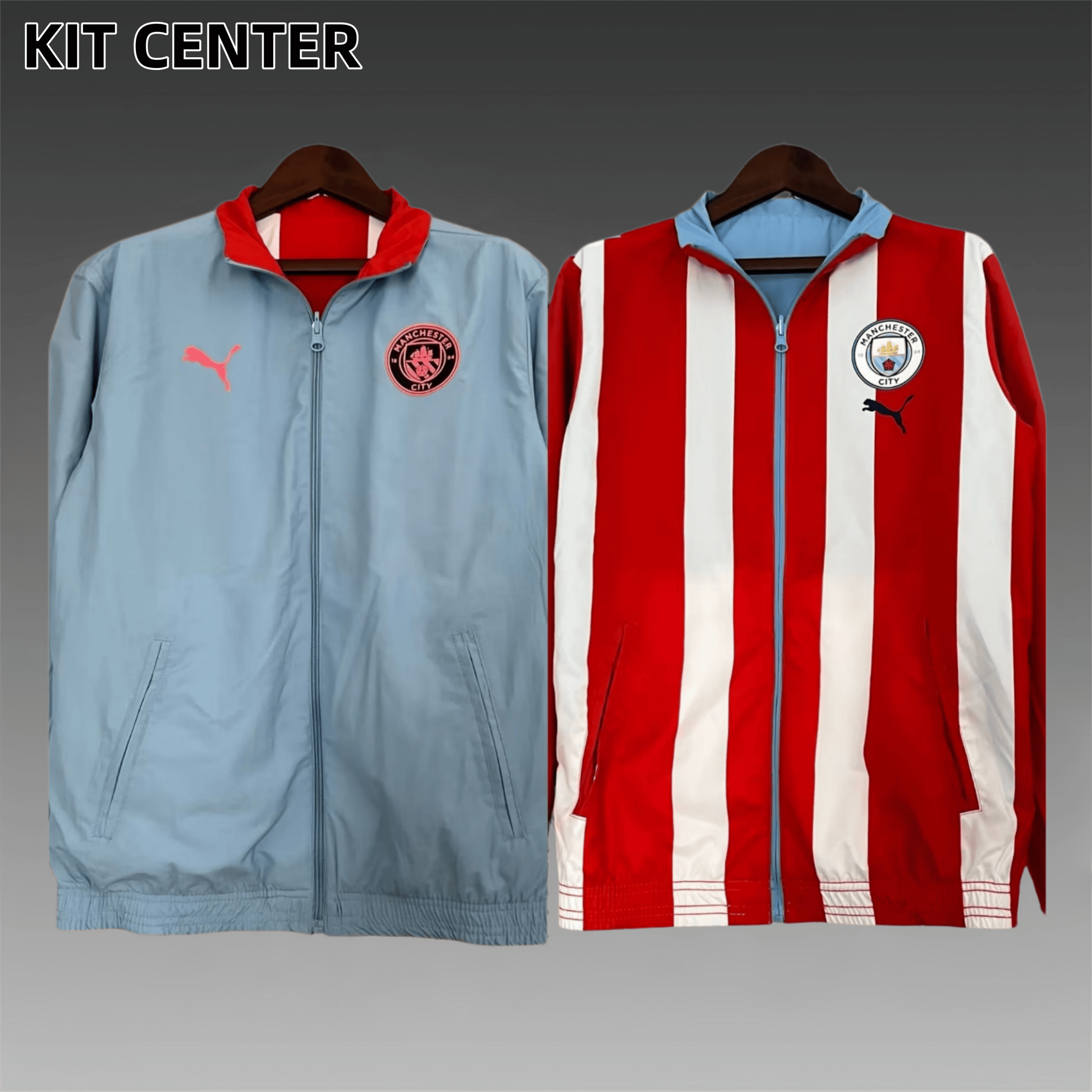 2025/2026 Manchester City double-sided Football Shirts Windbreaker