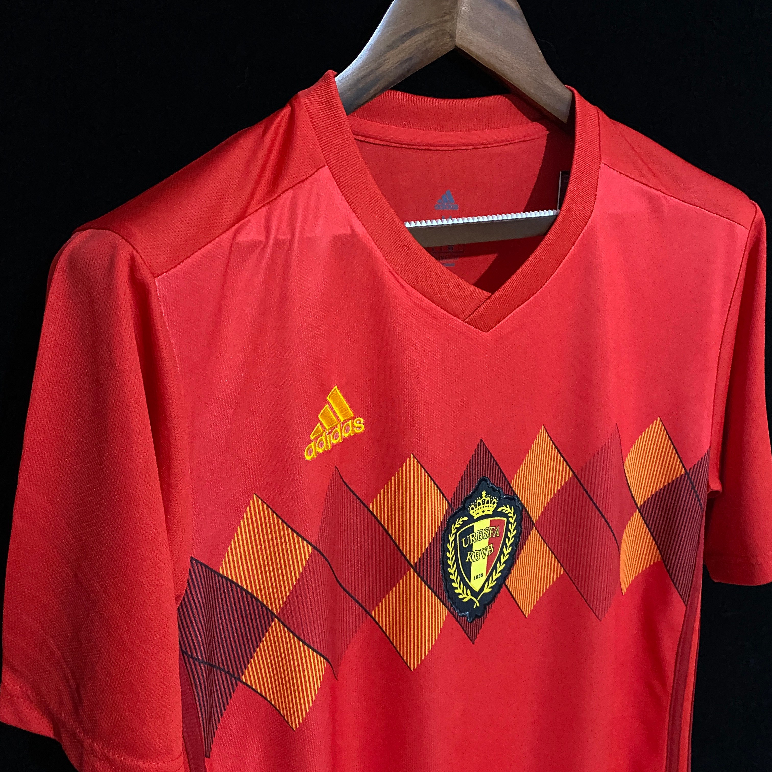 2018 Belgian Retro Football Shirt