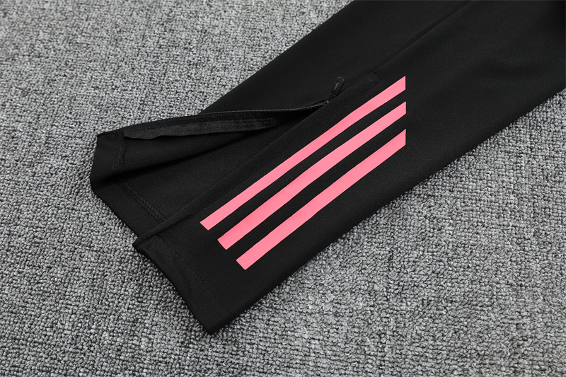 2024/2025 Real Madrid Black Pink Adult Half Zip Training Kit (Adult Kit)