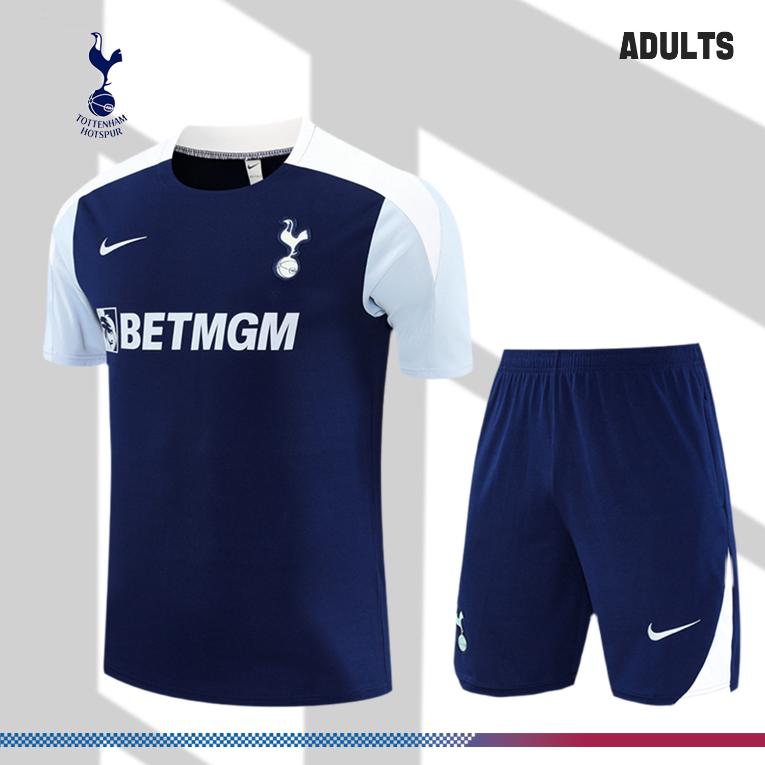 2025/2026 Tottenham Adult Short Sleeve Training Suit (Adult Kids Kit)