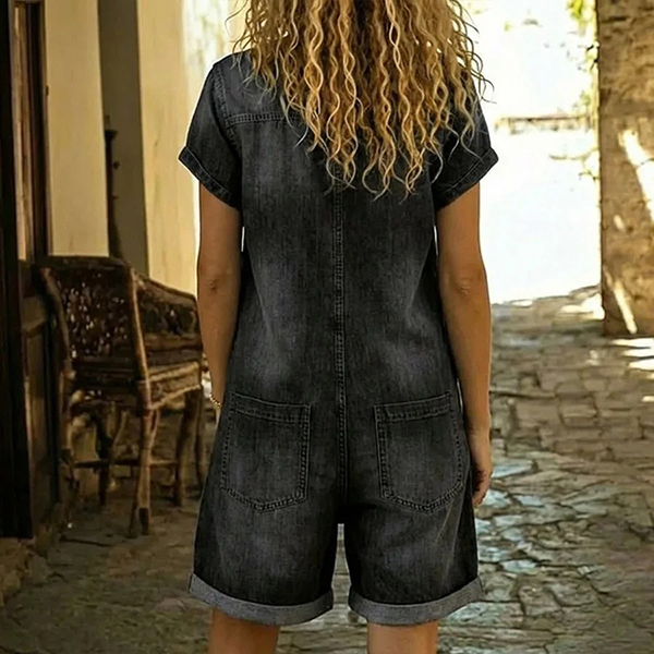 LOSSE FIT DENIM PLAYSUIT