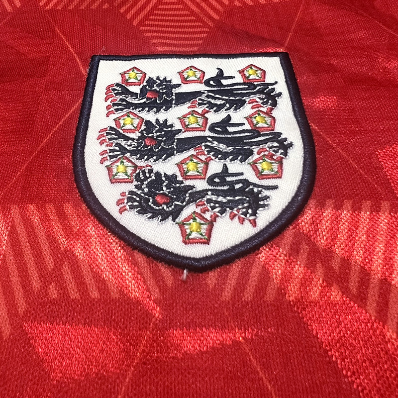 1990 England Away Retro Football Shirt