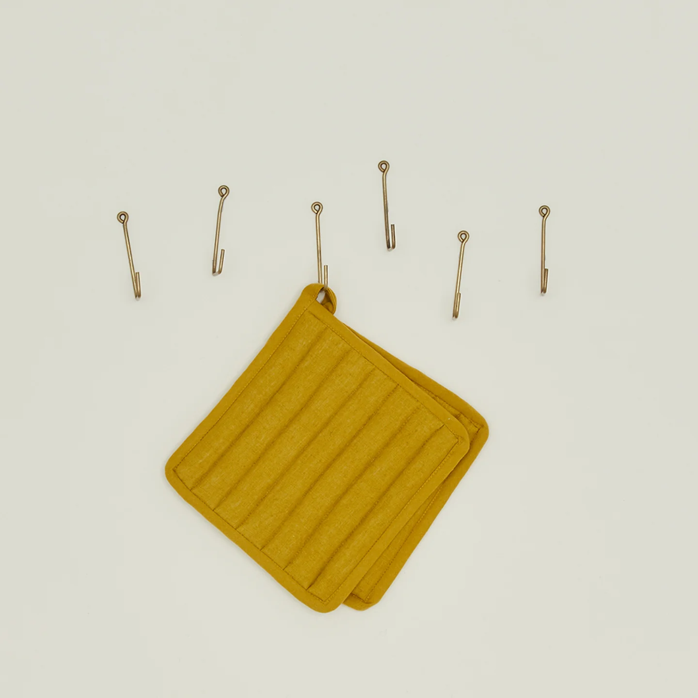 Brass Hook, Set of 6