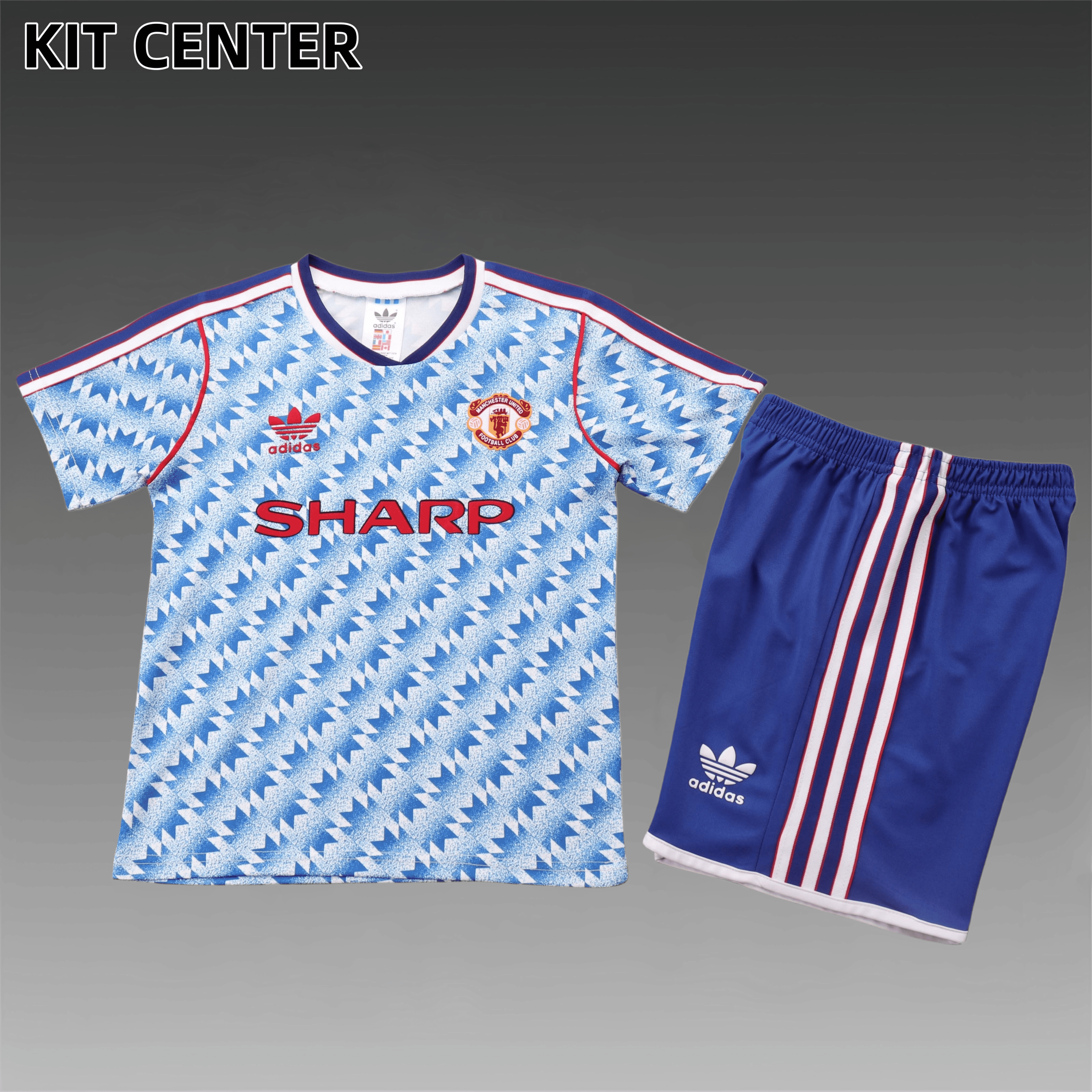 90/92 Manchester United Away Retro Football Shirt ( Kids Kit )