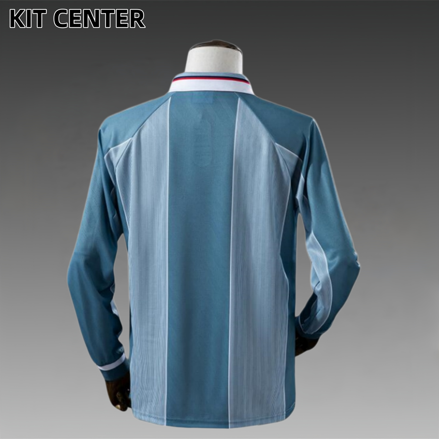 1996  England Away Long Sleeve  Retro Football Soccer jerseys