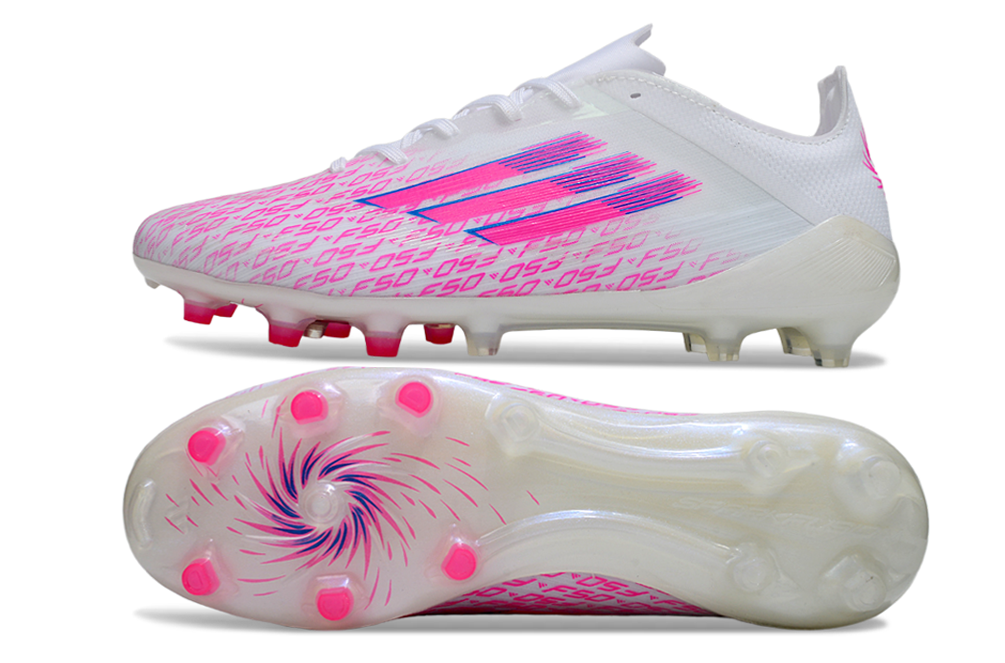Adidas F50 PRO FG tongue lace-up football shoes