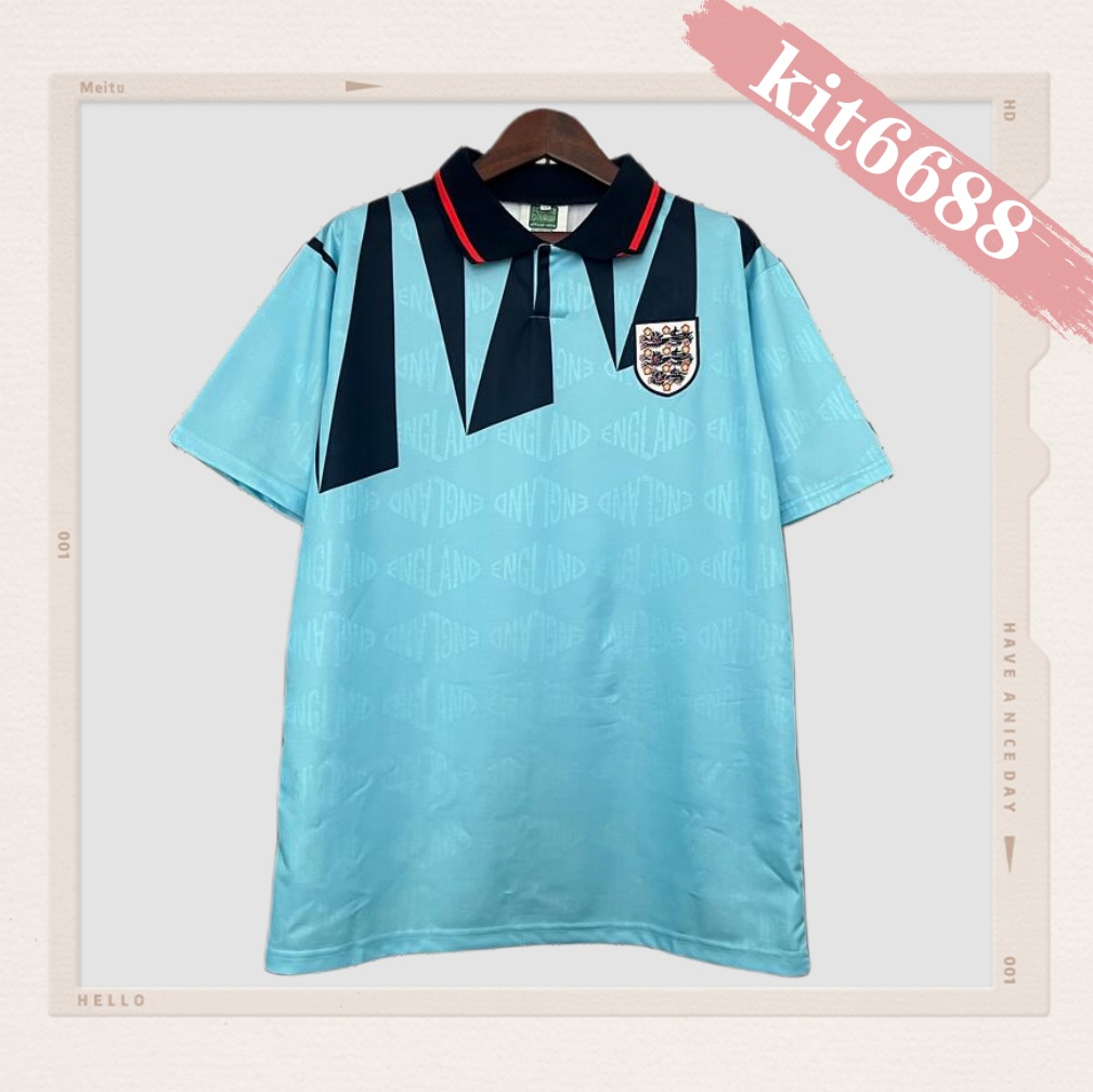1992 England home  Retro Football Soccer jerseys