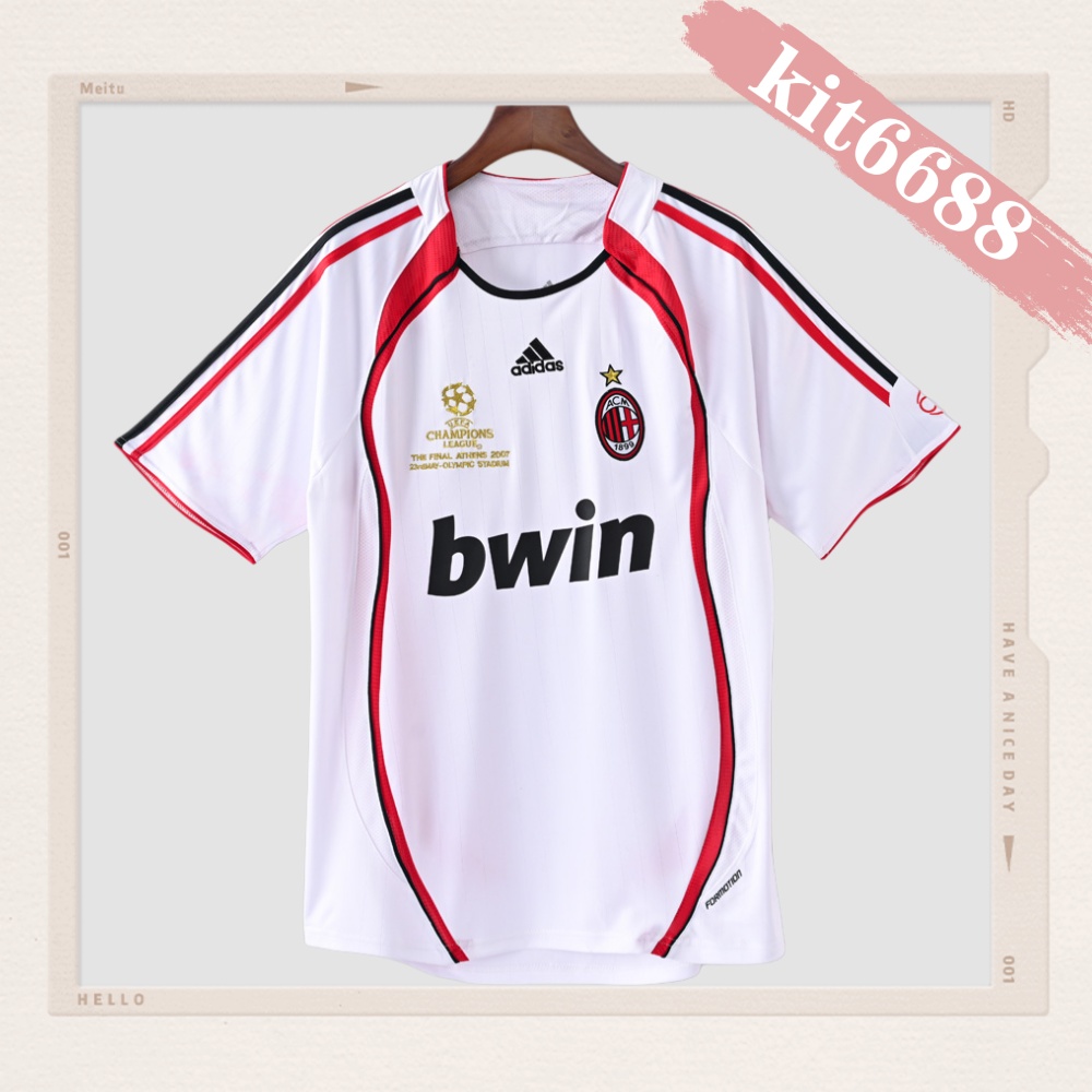 2006/2007 AC Milan Away Retro Football Shirt