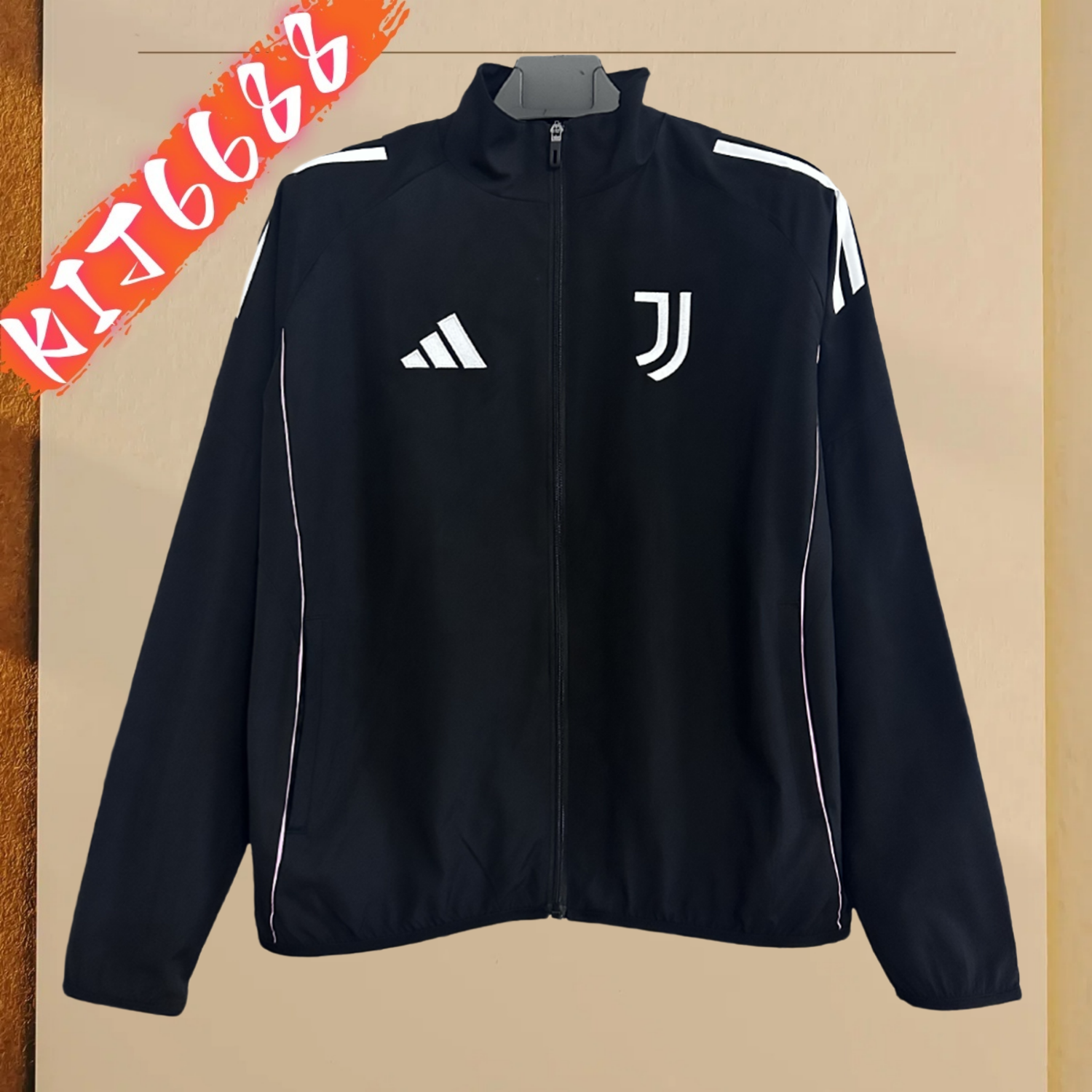 2025/2026 Juventus Embroidered Football Windbreaker