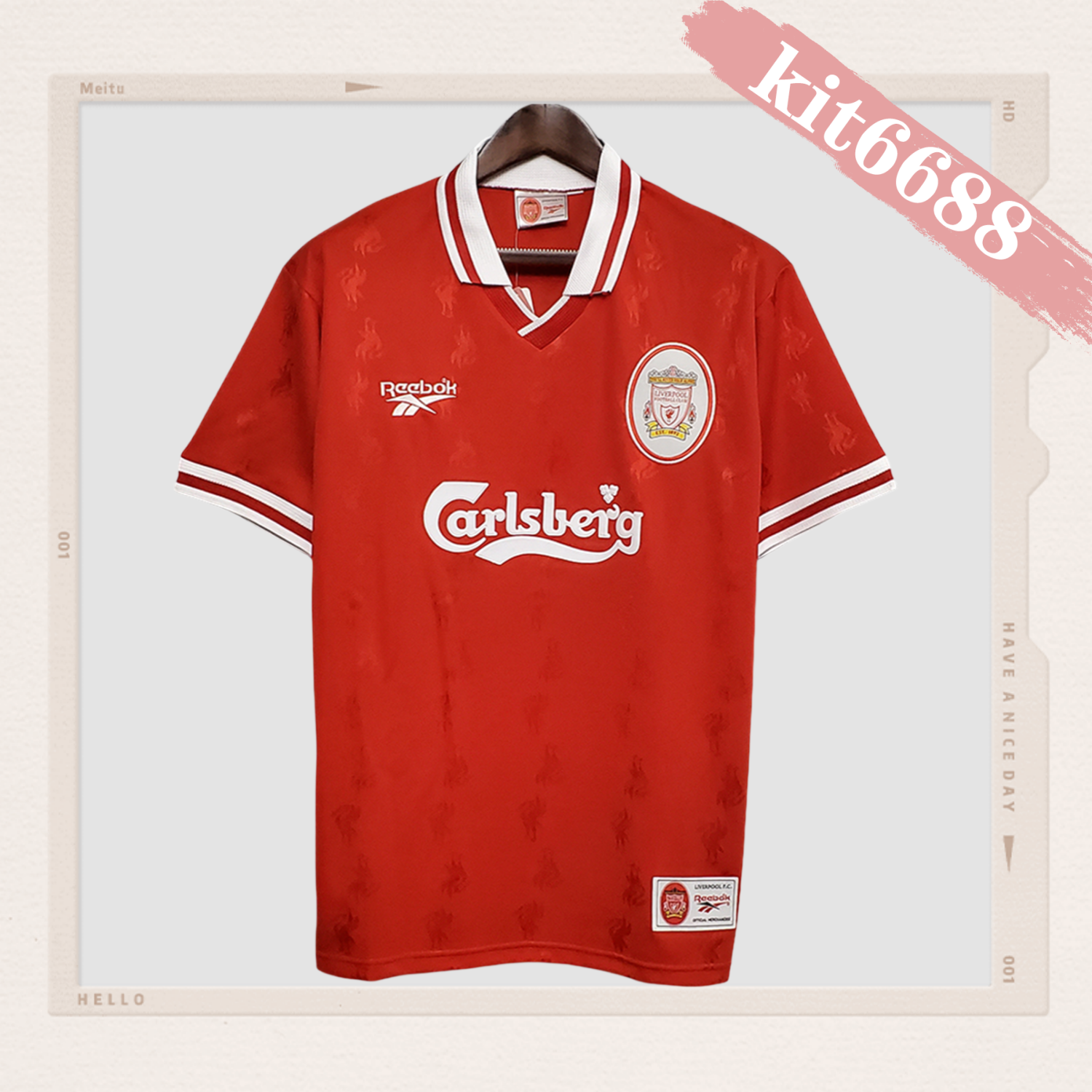 1996/1997 Liverpool Retro Home Football Shirt