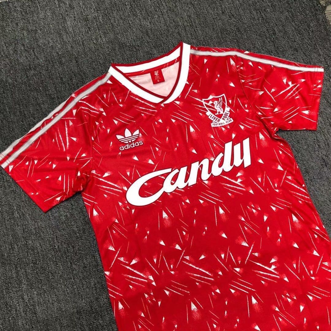 1989-1991 Liverpool Home Retro football shirt